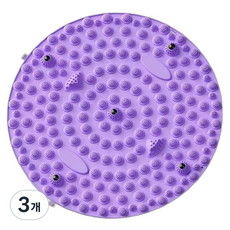 비투윈 발 마사지 시원한 발지압매트 55cm, 3개, 퍼플