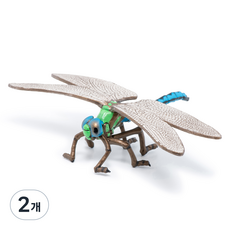 파포 야생 동물 잠자리 피규어, 2개
