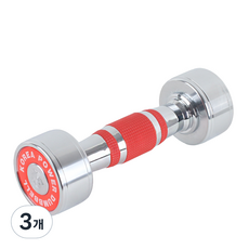 스포뱅크 고밀도 크롬도금아령, 1.5kg, 3개