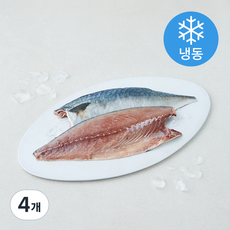 중매인신훈식 제주 손질 맑은소금 고등어 (냉동), 310g(대), 4개