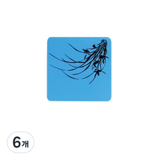 門鎖整合卡鑰匙貼紙型 藍色, 單品, 6個