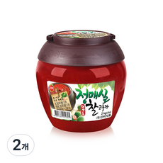 Jinmi Foods 青梅太陽草紅辣椒醬, 2個, 2kg