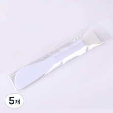 주앙오브제 스톰 실리콘미용브러쉬, 02 흰색 opp 가방, 5개