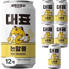 sevenbrau Daepyo無酒精啤酒, 355ml, 12罐