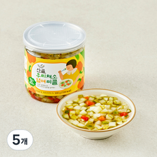 에코맘의산골이유식 우리채소 열매피클, 300g, 5개