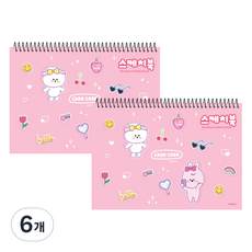아이비스 스케치북 숑숑프렌즈 셀카, 8절, 6개, 35매