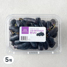호주산 스윗 사파이어 포도, 5개, 450g