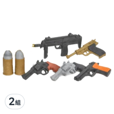 Iwako 造型橡皮擦 Set, 可自由拆卸組合, 不含PVC鉛, 日本製造, 2組