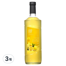네이쳐티 레몬 시럽, 1L, 3개