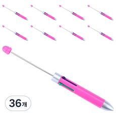 탑피아 DIY 꾸미기용 4색 볼펜 1.0mm, TYPE12, 36개