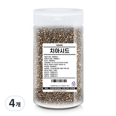 고미네 치아시드 용기, 550g, 4개