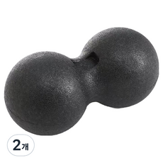 Tidy Home 清涼便攜式刮痧用具雙球 12 x 24 cm, 黑色, 2個