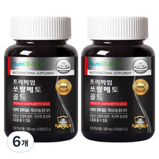 뉴트리디데이 프리미엄 쏘팔메토 골드, 60정, 6개