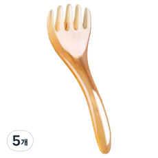 별나장 실용적인 두피마사지기, 옐로우, 5개
