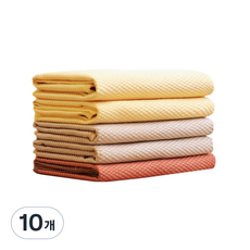 일타르 극세사 체크무늬 행주 랜덤발송, 10개