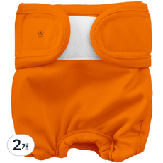 DING DONG PET 寵物基本款母犬生理褲 橘色, S, 2個, 1入