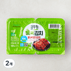 풀무원 톡톡 썰어담은김치, 160g, 2개