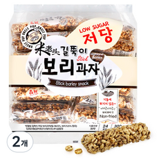 엉클팝 길쭉이 저당 보리과자, 2개, 300g