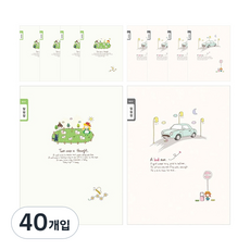 YOUNG ART 小學聯絡本 窄格, 隨機出貨, 40入