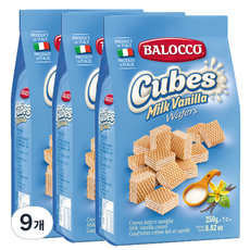 BALOCCO 帕洛克 香草迷你威化餅, 250g, 9個