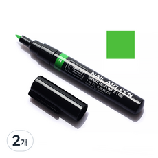 마켓에이 네일 드로잉데코 아트펜, 14 라이트그린, 2개