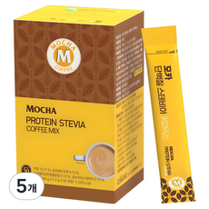 모카씨엔티 단백질 스테비아 커피믹스, 11.5g, 30개입, 5개