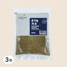 초록숟가락 유기농 차좁쌀, 500g, 3개