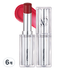 토니모리 겟잇 틴트 시럽 스틱, 4g, 05 메리레드, 6개