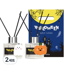 플렌느 리미티드 디퓨저 120ml x 2p + 캐릭터 목택 2종 + 스틱 10p, 블랙체리, 2세트
