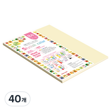종이문화 SN 스타일리쉬 노멀 두꺼운 혼합색지 205g 11 Natural Tone, 40개, B4
