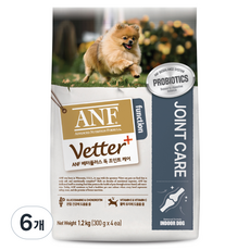 ANF 베터플러스 독 기능성 사료, 관절+장건강, 1.2kg, 6개