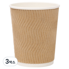 대경 크라프트 웨이브 컵 330ml, 3박스, 100개입
