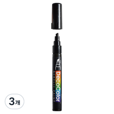 MARVY UCHIDA Deco Color 壓克力麥克筆 315 1 Black, 3個, 1色