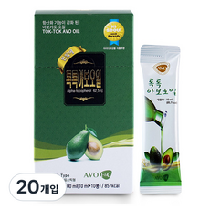 한입에 톡톡 아보오일 스틱형, 10ml, 20개
