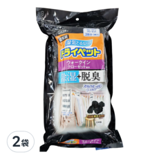 ST 雞仔牌 Drypet 備長炭衣櫃除濕劑 3入 Set 除濕+脫臭 纖薄型, 1.56kg, 2袋