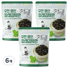 우진 명인 파래김자반, 50g, 6개