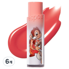 에스쁘아 디즈니 에디션 노웨어 립스틱 바밍글로우, 6개, 14호 스웨이 코랄