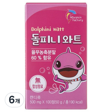 dolphini 孩童用薏仁錠, 100顆, 6罐
