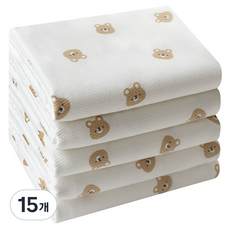 베이비앤아이 소프트 사각 천 기저귀, 고미, 15개