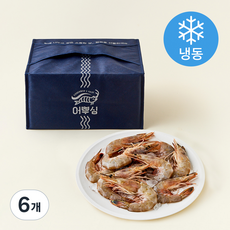 어부심 자연산 암대하 (냉동), 600g, 6개