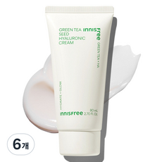 이니스프리 그린티 씨드 히알루론산 크림, 80ml, 6개