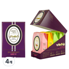 몽베스트 블랜딩 콤부차 달콤한 4가지맛 딸기바나나 유자파인애플 레몬라임 샤인머스캣망고, 5g, 40개입, 4개