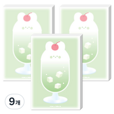도나와 친구들 과일소다 떡메모지, 멜론 순면이, 9개, 100매