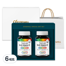 로니웰 토탈케어 멀티비타민 20 선물세트, 180정, 6세트
