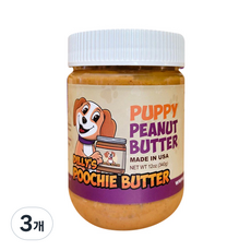 딜리스푸치 어린강아지용 퍼피 340g, 피넛버터, 3개