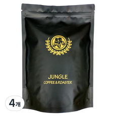 정글인터네셔널 원두커피 콜롬비아 후일라 수프리모, 핸드드립, 500g, 4개
