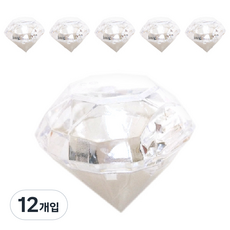 Fun Fun史萊姆鑽石殼, 12入, 透明