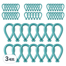 피앤비유니티 요술풍선 50p 세트, 메탈 청록, 3세트