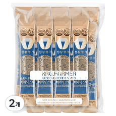 KOREAN RED GINSENG FARMER 真蔘名家 6年根紅蔘精基本款條狀量販包 30入, 2個, 10g