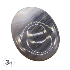 寶石拇指刮痧用品 SA-111, 灰色, 3個
